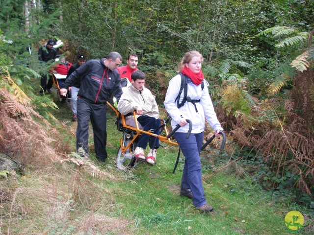 randonnée sportive avec joëlettes, Tervuren, 2012